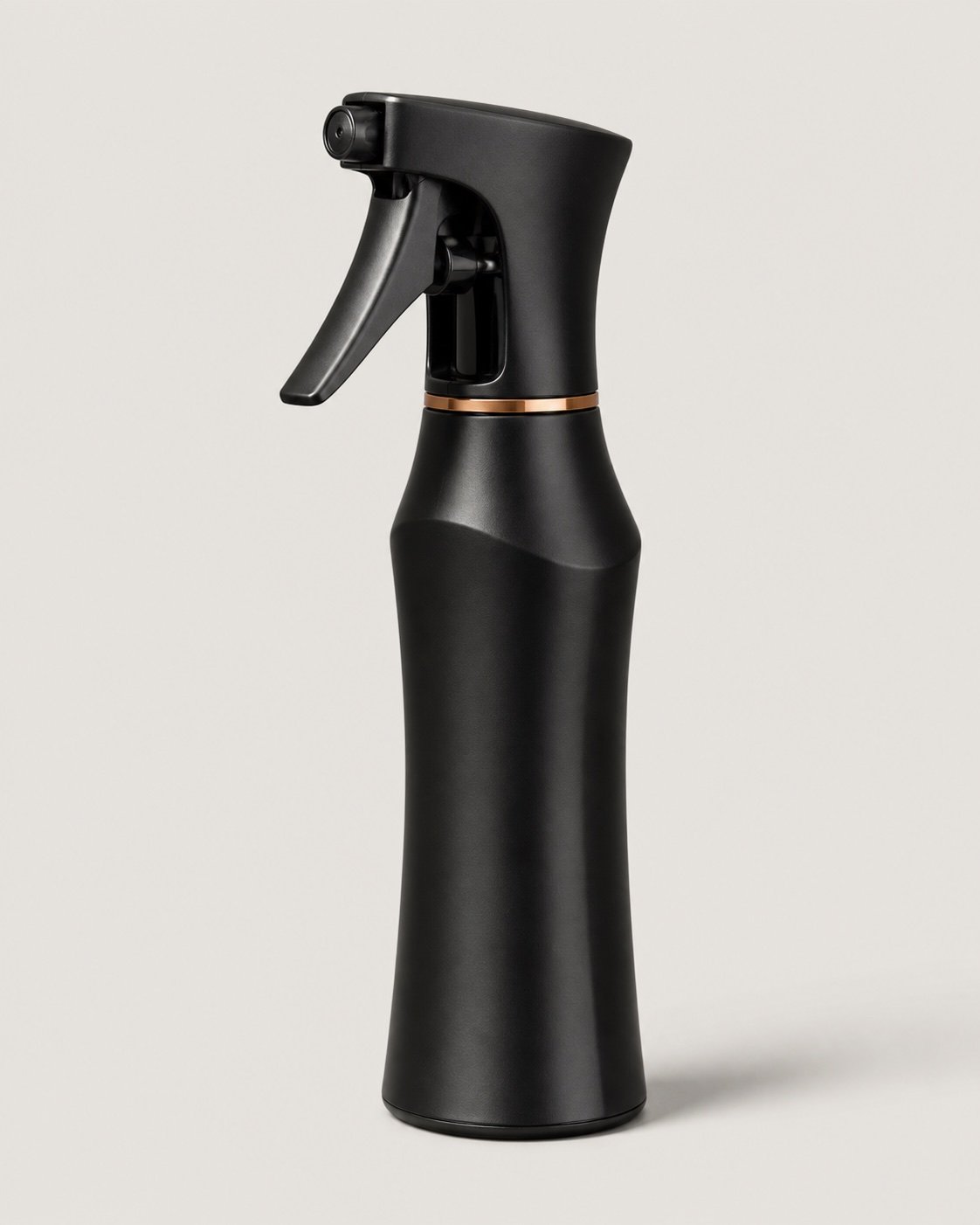 Black continuous mist spray bottle