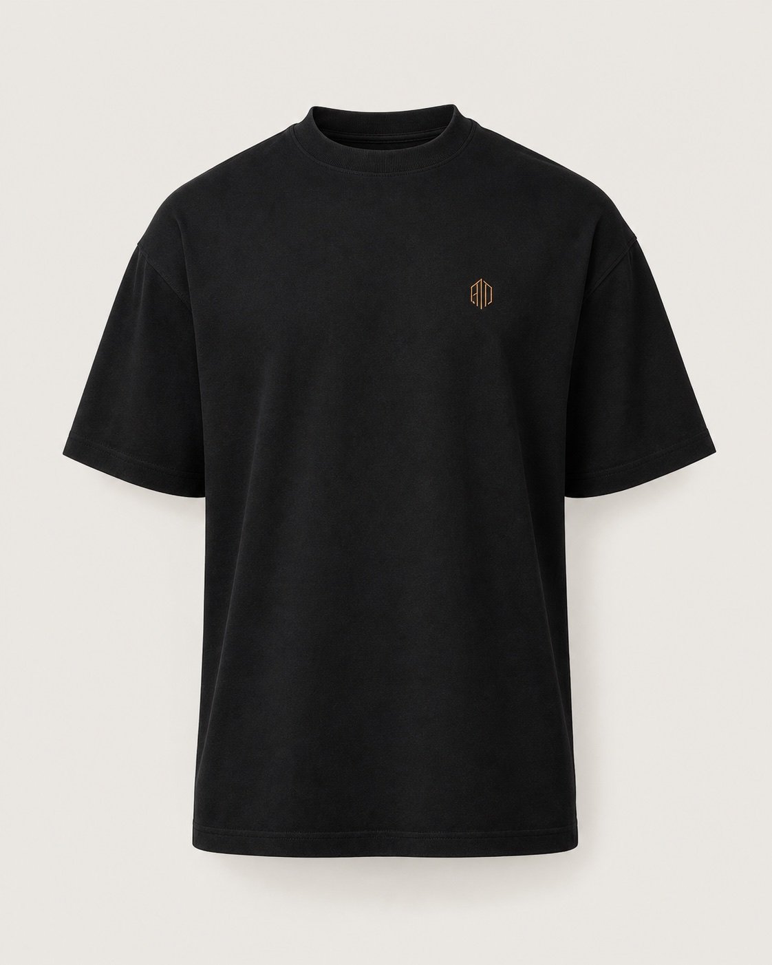 Black heavyweight Knightfall shop T-shirt